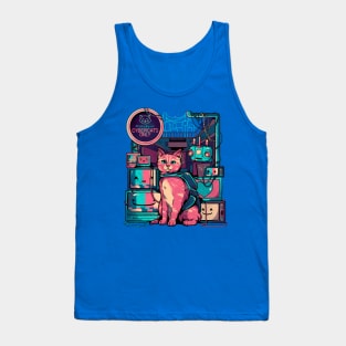 Cybercats Only - Funny Cat Geek Gift Tank Top